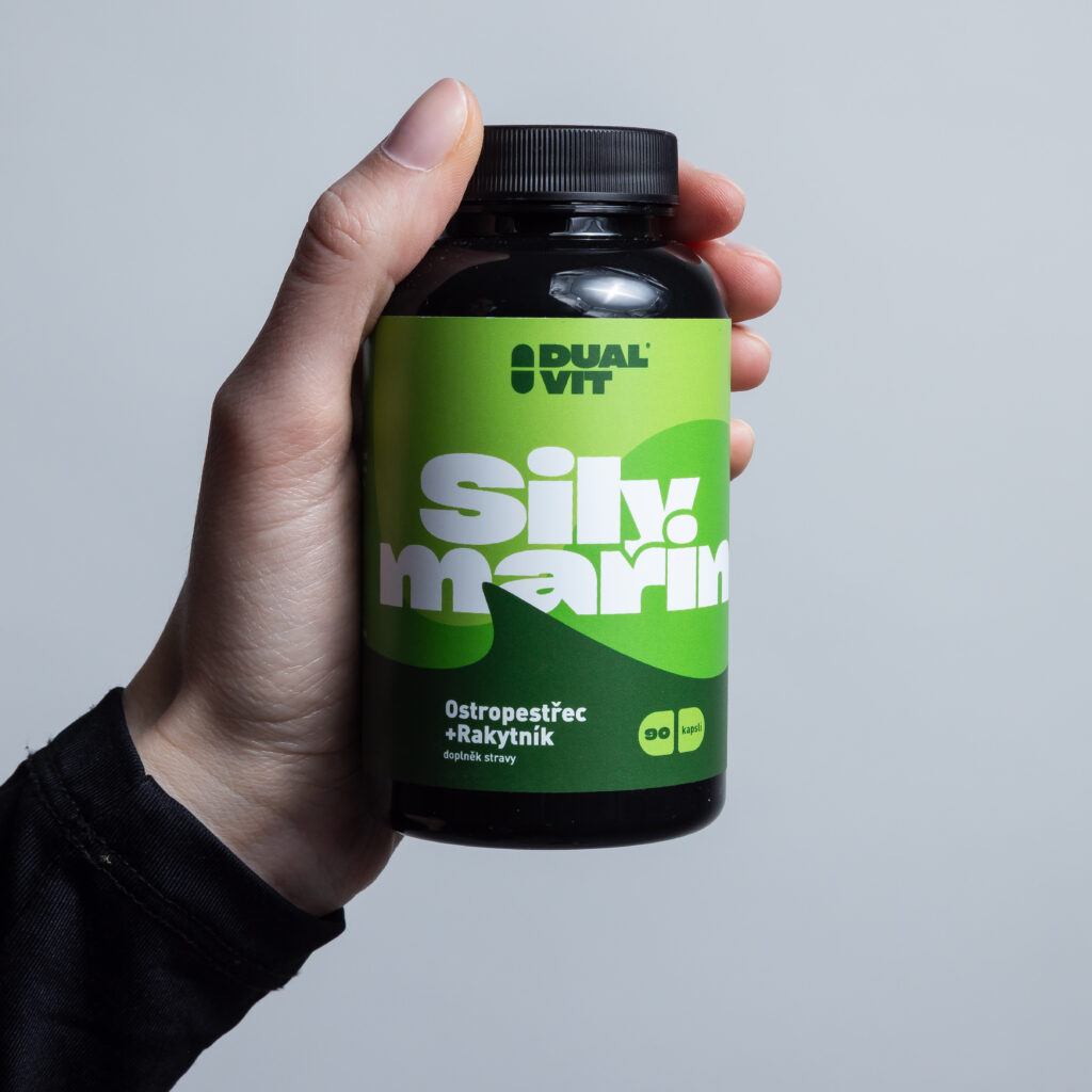 Silymarin – Ostropestřec + Rakytník, 300 mg, 90 kapslí – přispívající k normálnímu trávení