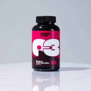 Omega 3 Vegan, 225 mg EPA+DHA, 90 kapslí – podporující zdraví srdce, mozku a zraku