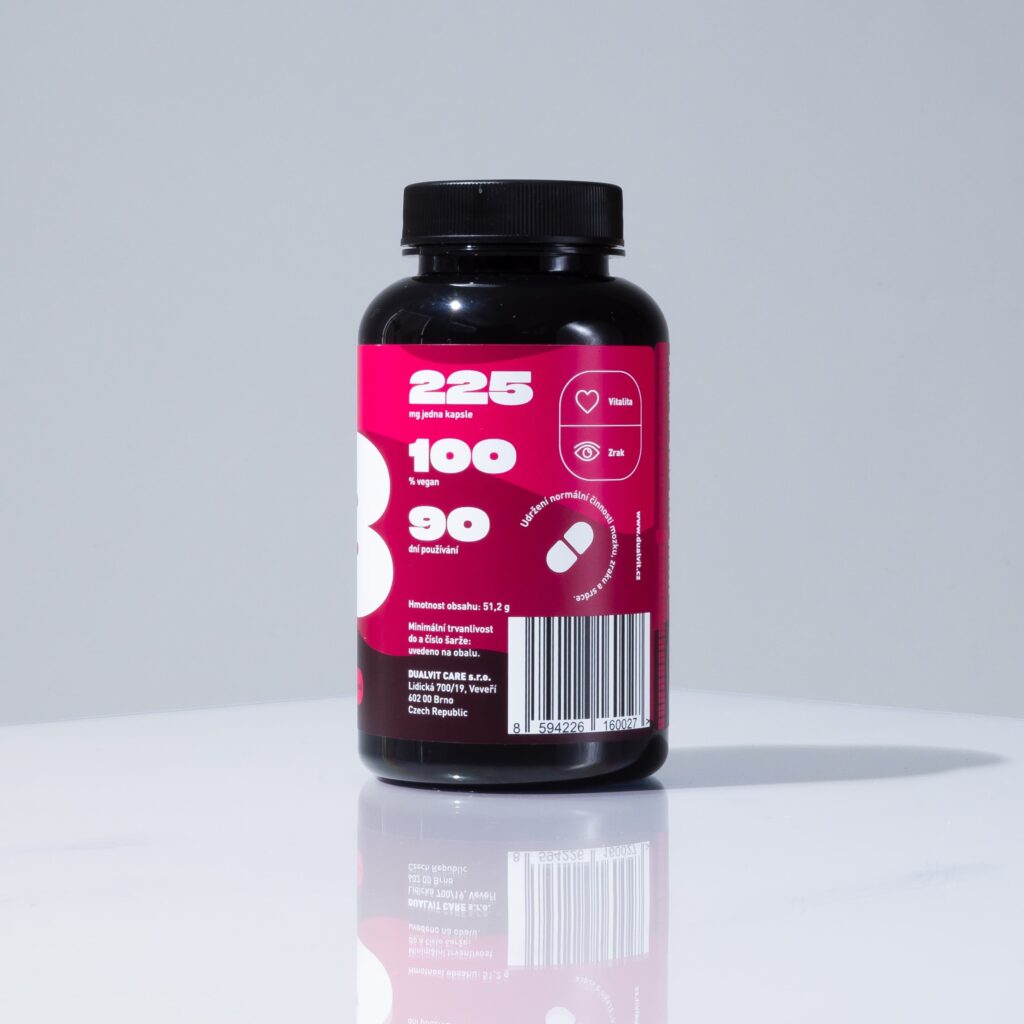 Omega 3 Vegan, 225 mg EPA+DHA, 90 kapslí – podporující zdraví srdce, mozku a zraku