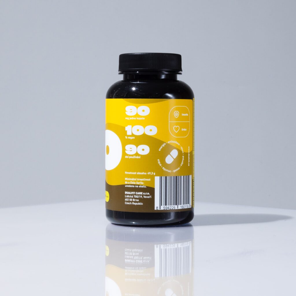 Koenzym Q10, 90 mg, 90 kapslí – „koenzym mládí“