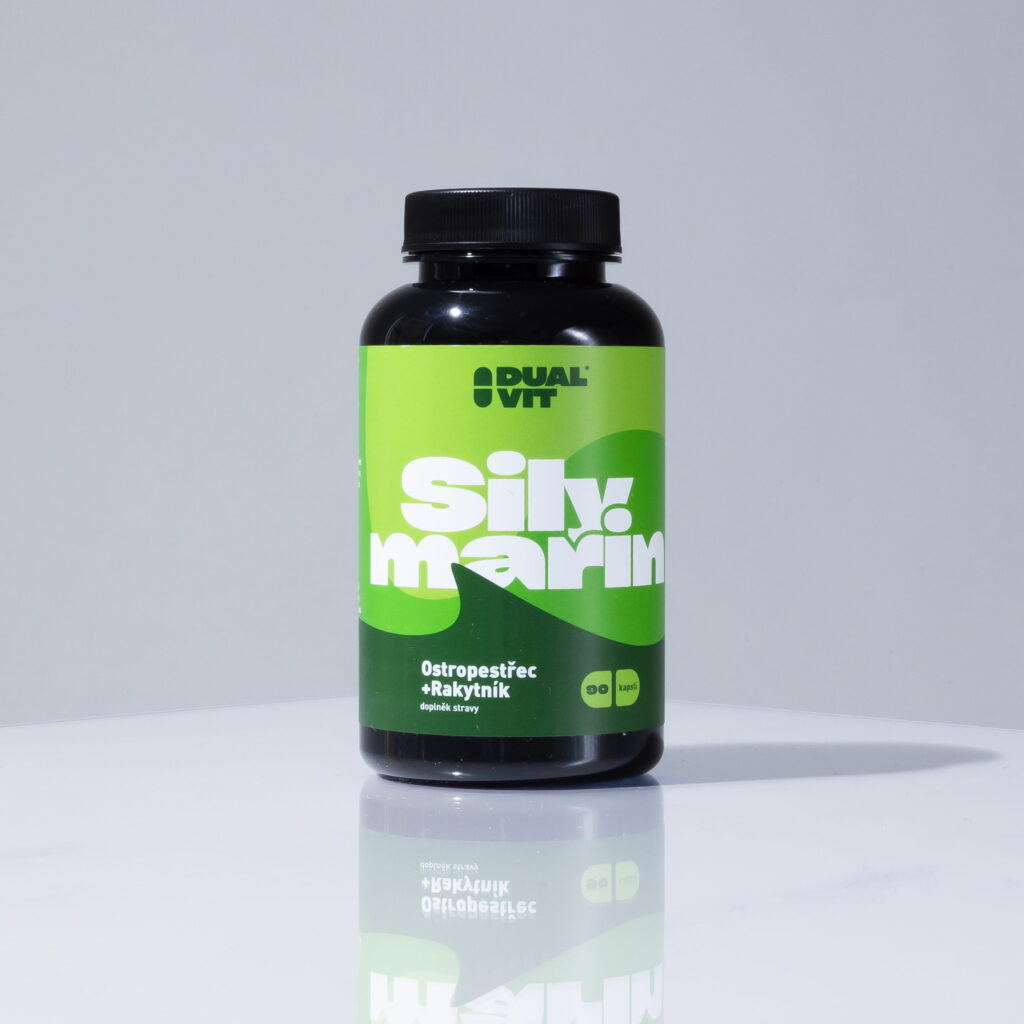 Silymarin – Ostropestřec + Rakytník, 300 mg, 90 kapslí – přispívající k normálnímu trávení