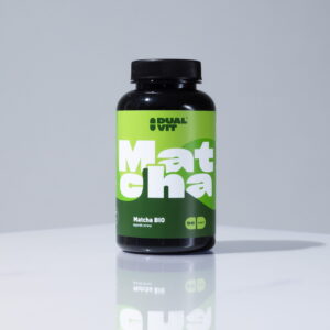 Matcha BIO, 400 mg, 90 kapslí – přispívající k dlouhotrvající energii