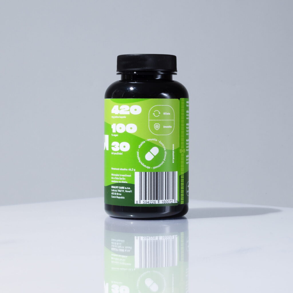 Spirulina BIO, 420 mg, 90 kapslí – podporující kontrolu tělesné hmotnosti