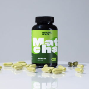 Matcha BIO, 400 mg, 90 kapslí – přispívající k dlouhotrvající energii