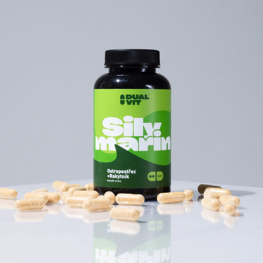 Silymarin – Ostropestřec + Rakytník, 300 mg, 90 kapslí – přispívající k normálnímu trávení
