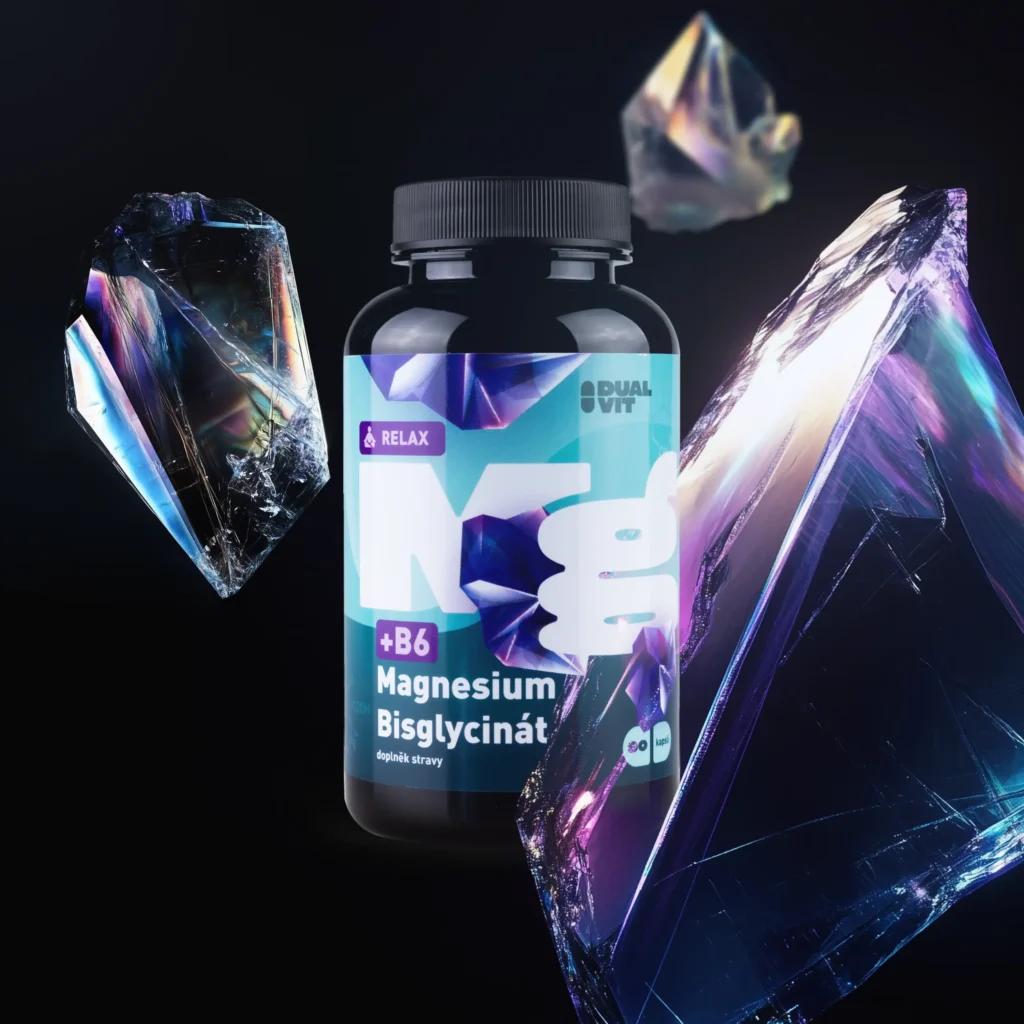 Magnesium Bisglycinát, 1000 mg, 90 kapslí – pro podporu večerního klidu a snížení únavy