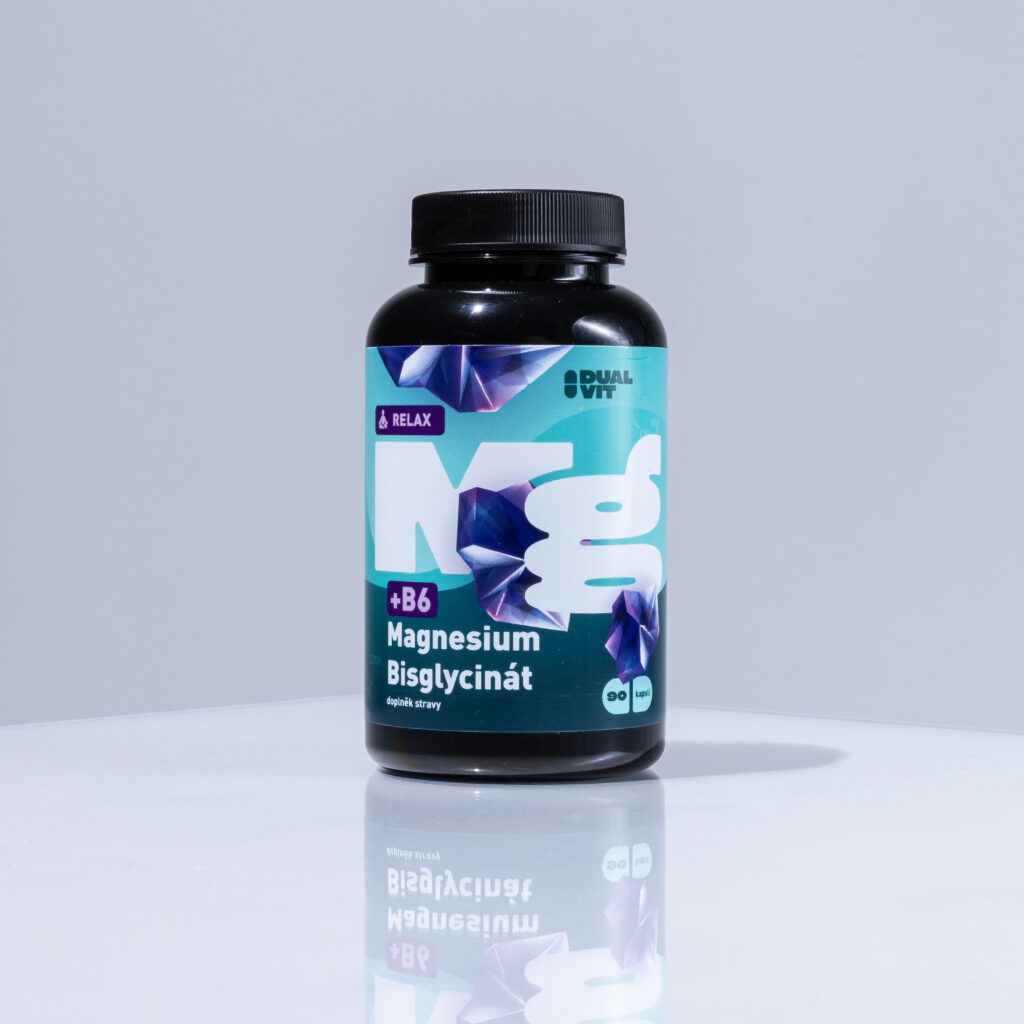 Magnesium Bisglycinát, 1000 mg, 90 kapslí – pro podporu večerního klidu a snížení únavy